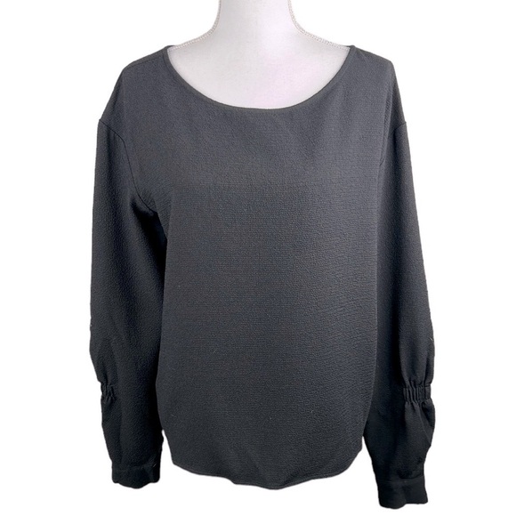 Express Tops - Express Black Boho Long Sleeve Top Size Medium